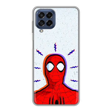 Силиконовый чехол на Samsung Galaxy M53 5G с принтом Spiderman Человек паук