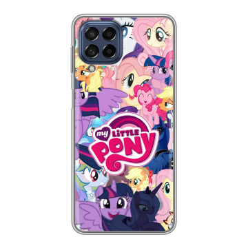Силиконовый чехол на Samsung Galaxy M53 5G с принтом My little pony Дружба чудо