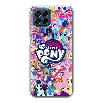 Силиконовый чехол на Samsung Galaxy M53 5G с принтом My little pony Дружба чудо