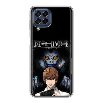 Силиконовый чехол на Samsung Galaxy M53 5G с принтом Death note Тетрадь смерти