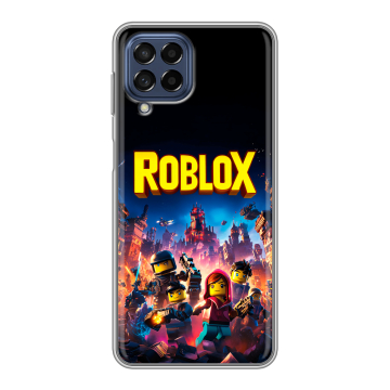 Силиконовый чехол на Samsung Galaxy M53 5G с принтом Roblox Роблокс Силиконовый чехол на Samsung Galaxy M53 5G с принтом Roblox Роблокс