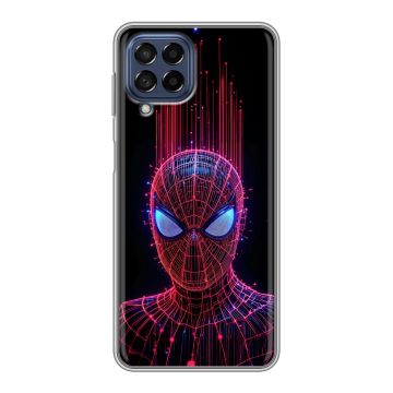 Силиконовый чехол на Samsung Galaxy M53 5G с принтом Spiderman Человек паук Силиконовый чехол на Samsung Galaxy M53 5G с принтом Spiderman Человек паук