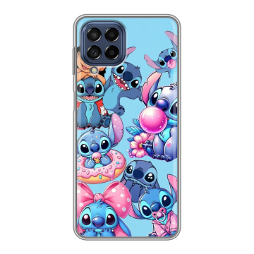 Силиконовый чехол на Samsung Galaxy M53 5G с принтом Лило и Стич Силиконовый чехол на Samsung Galaxy M53 5G с принтом Лило и Стич