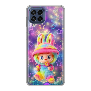 Силиконовый чехол на Samsung Galaxy M53 5G с принтом Labubu Лабубу