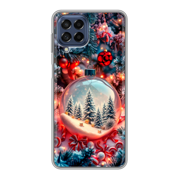Силиконовый чехол на Samsung Galaxy M53 5G с принтом Новый год