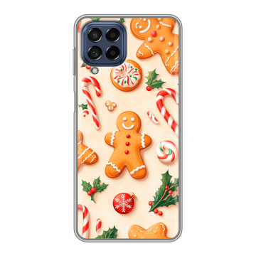 Силиконовый чехол на Samsung Galaxy M53 5G с принтом Новый год