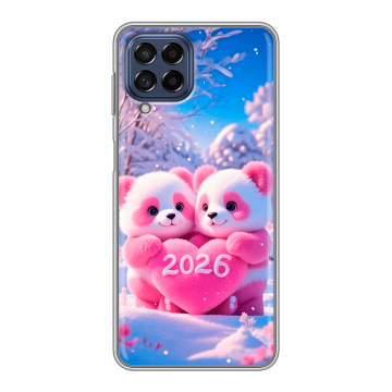 Силиконовый чехол на Samsung Galaxy M53 5G с принтом Новый год