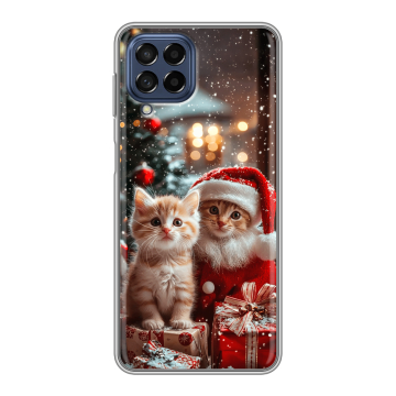 Силиконовый чехол на Samsung Galaxy M53 5G с принтом Новый год