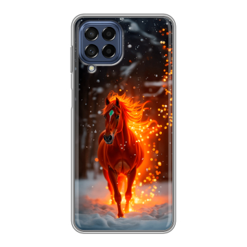 Силиконовый чехол на Samsung Galaxy M53 5G с принтом Новый год