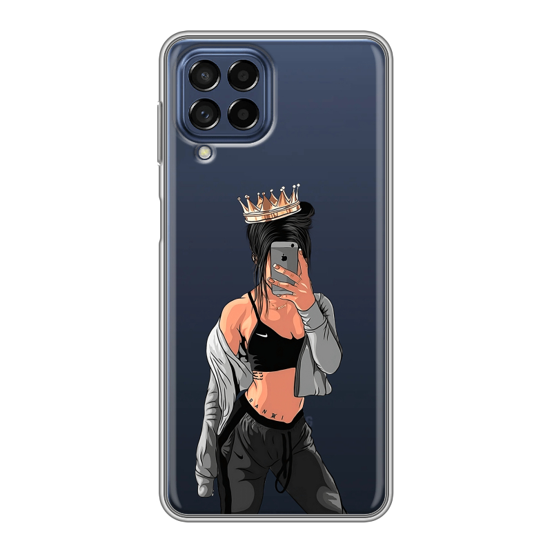 Силиконовый чехол на Samsung Galaxy M53 5G с принтом Женские принты Силиконовый чехол на Samsung Galaxy M53 5G с принтом Женские принты
