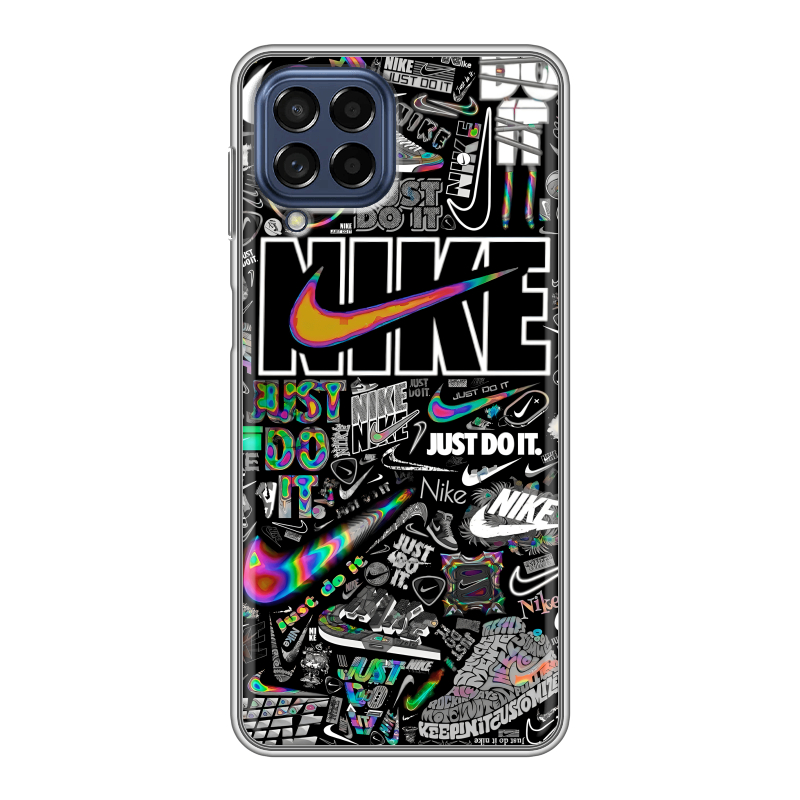 Силиконовый чехол на Samsung Galaxy M53 5G с принтом Найк Силиконовый чехол на Samsung Galaxy M53 5G с принтом Найк