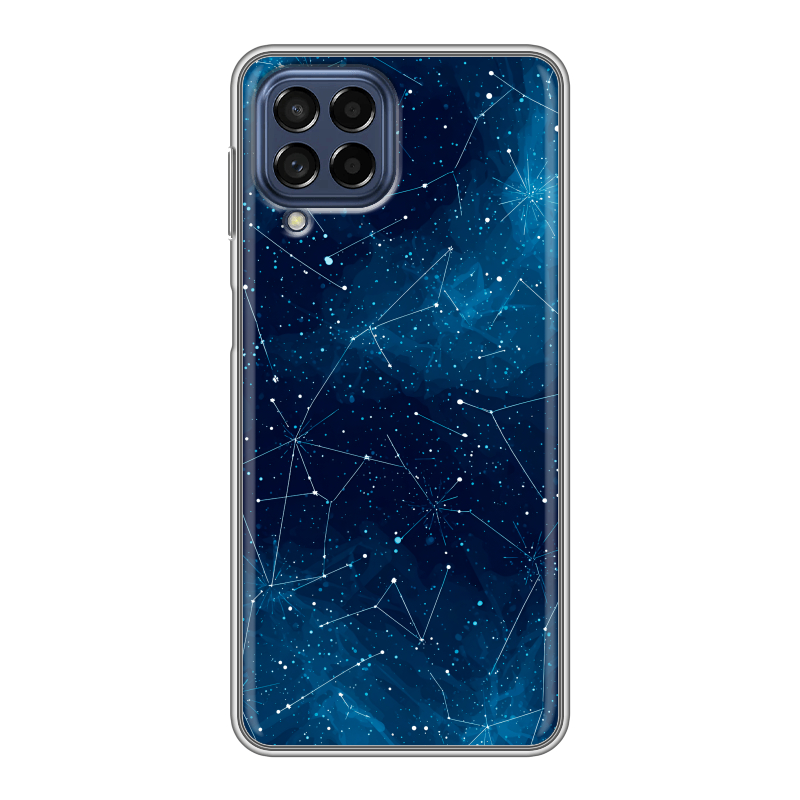 Силиконовый противоударный чехол на Samsung Galaxy M53 5G с принтом Космос звезды Силиконовый противоударный чехол на Samsung Galaxy M53 5G с принтом Космос звезды