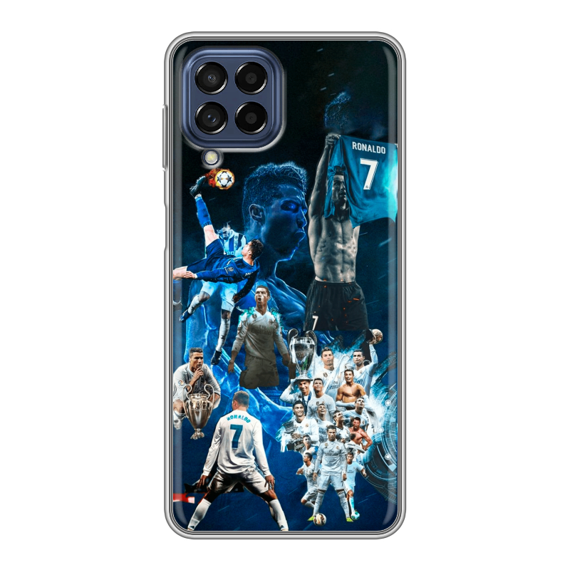 Силиконовый чехол на Samsung Galaxy M53 5G с принтом Реал Роналдо Силиконовый чехол на Samsung Galaxy M53 5G с принтом Реал Роналдо