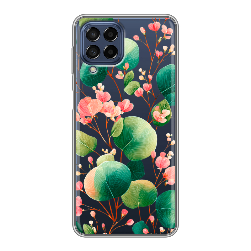 Силиконовый противоударный чехол на Samsung Galaxy M53 5G с принтом женский Силиконовый противоударный чехол на Samsung Galaxy M53 5G с принтом женский