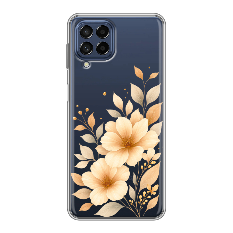 Силиконовый противоударный чехол на Samsung Galaxy M53 5G с принтом для девушки Силиконовый противоударный чехол на Samsung Galaxy M53 5G с принтом для девушки