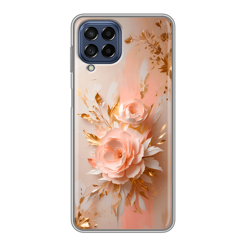 Силиконовый противоударный чехол на Samsung Galaxy M53 5G с принтом женский Силиконовый противоударный чехол на Samsung Galaxy M53 5G с принтом женский