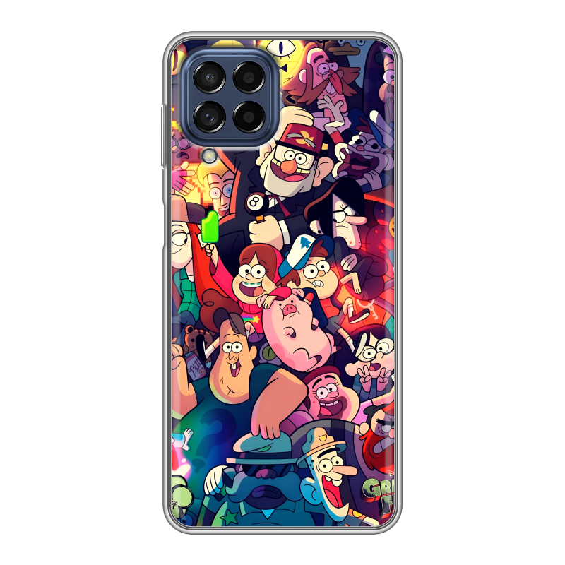 Силиконовый чехол на Samsung Galaxy M53 5G с принтом Gravity Falls Гравити Фолз Силиконовый чехол на Samsung Galaxy M53 5G с принтом Gravity Falls Гравити Фолз