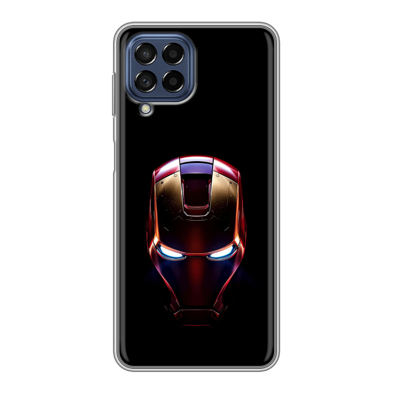 Силиконовый противоударный чехол на Samsung Galaxy M53 5G с принтом IronMan Железный человек Силиконовый противоударный чехол на Samsung Galaxy M53 5G с принтом IronMan Железный человек