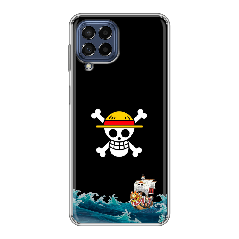 Силиконовый чехол на Samsung Galaxy M53 5G с принтом One Piece Ван Пис Силиконовый чехол на Samsung Galaxy M53 5G с принтом One Piece Ван Пис