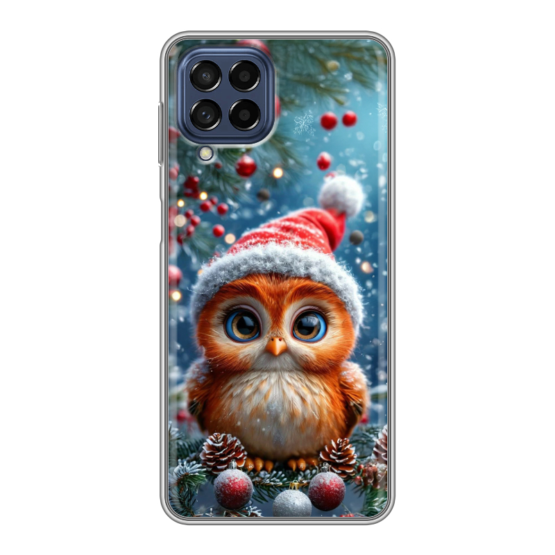 Силиконовый чехол на Samsung Galaxy M53 5G с принтом Новый год Силиконовый чехол на Samsung Galaxy M53 5G с принтом Новый год