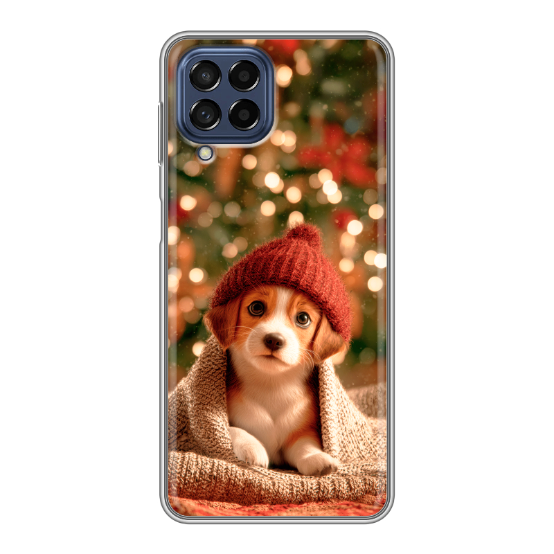 Силиконовый чехол на Samsung Galaxy M53 5G с принтом Новый год Силиконовый чехол на Samsung Galaxy M53 5G с принтом Новый год