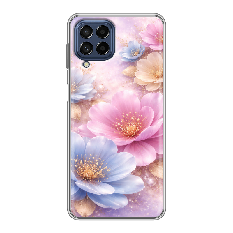 Силиконовый чехол на Samsung Galaxy M53 5G с принтом женский Силиконовый чехол на Samsung Galaxy M53 5G с принтом женский