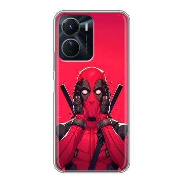 Силиконовый чехол на Vivo Y16 с принтом Дедпул Deadpool