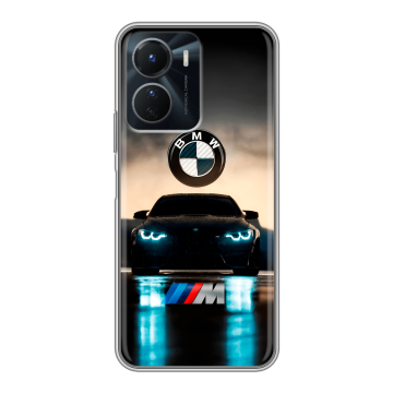 Силиконовый чехол на Vivo Y16 с принтом БМВ BMW Силиконовый чехол на Vivo Y16 с принтом БМВ BMW