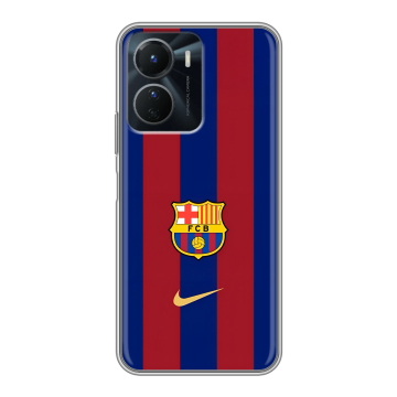 Силиконовый чехол на Vivo Y16 с принтом Барселона Barcelona