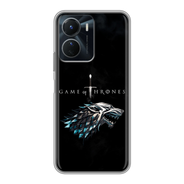 Силиконовый чехол на Vivo Y16 с принтом Игра Престолов Game Thrones