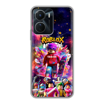 Силиконовый чехол на Vivo Y16 с принтом Roblox Роблокс Силиконовый чехол на Vivo Y16 с принтом Roblox Роблокс