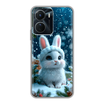 Силиконовый чехол на Vivo Y16 с принтом Новый год