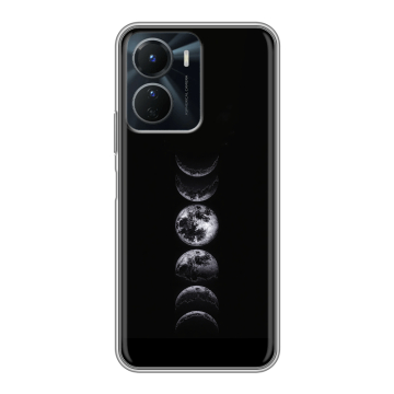 Силиконовый чехол на Vivo Y16 с принтом женский