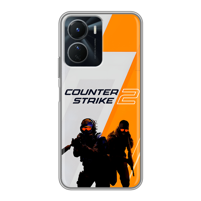 Силиконовый чехол на Vivo Y16 с принтом Counter Strike Силиконовый чехол на Vivo Y16 с принтом Counter Strike