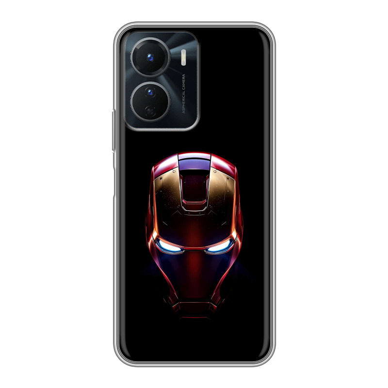 Силиконовый чехол на Vivo Y16 с принтом IronMan Железный человек Силиконовый чехол на Vivo Y16 с принтом IronMan Железный человек