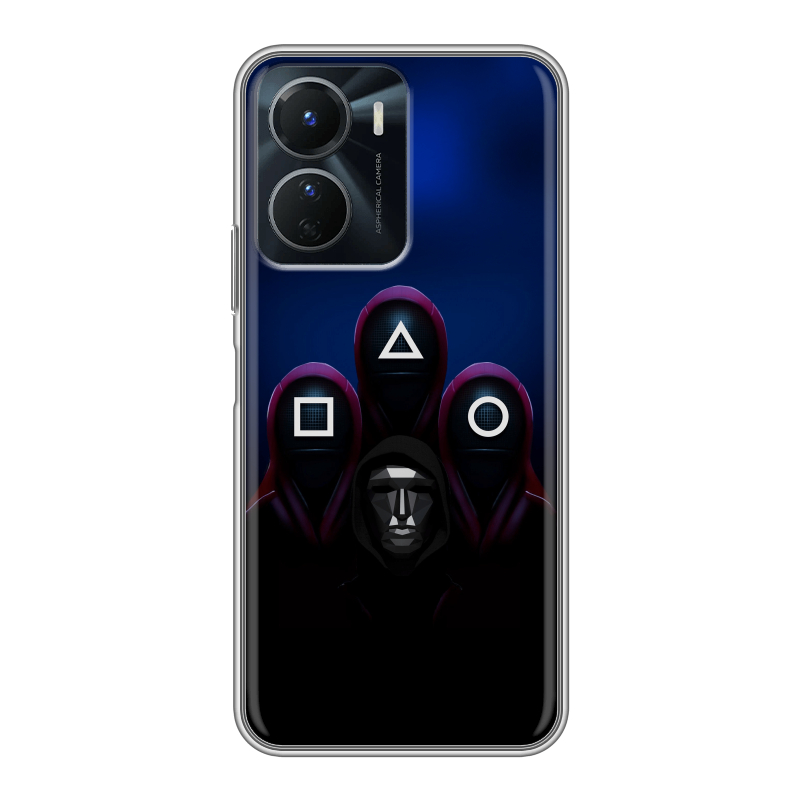 Силиконовый чехол на Vivo Y16 с принтом Игра Кальмара Силиконовый чехол на Vivo Y16 с принтом Игра Кальмара