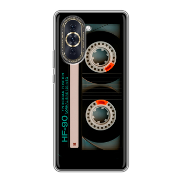 Силиконовый чехол на Huawei Nova 10 с принтом Кассета