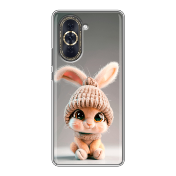 Силиконовый чехол на Huawei Nova 10 с принтом Кролик