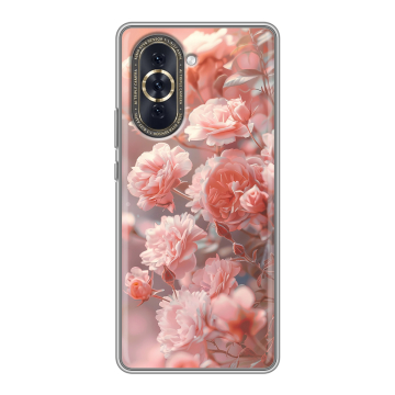 Силиконовый чехол на Huawei Nova 10 с принтом Розовые розы