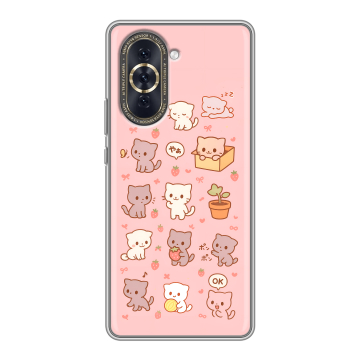 Силиконовый чехол на Huawei Nova 10 с принтом Hello Kitty Хелоу Кити Силиконовый чехол на Huawei Nova 10 с принтом Hello Kitty Хелоу Кити