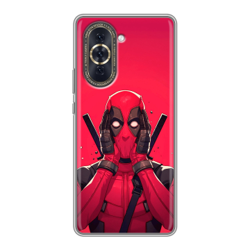 Силиконовый чехол на Huawei Nova 10 с принтом Дедпул Deadpool Силиконовый чехол на Huawei Nova 10 с принтом Дедпул Deadpool
