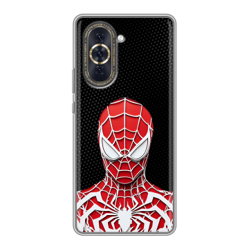 Силиконовый чехол на Huawei Nova 10 с принтом человек паук spiderman Силиконовый чехол на Huawei Nova 10 с принтом человек паук spiderman