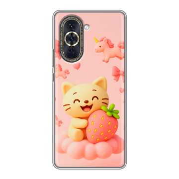 Силиконовый чехол на Huawei Nova 10 с принтом для девочек
