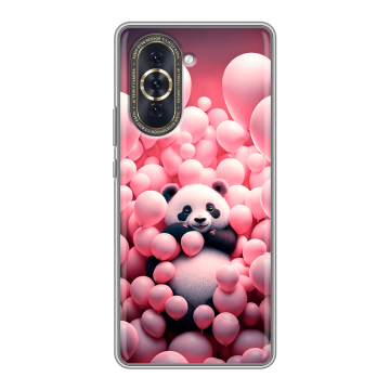 Силиконовый чехол на Huawei Nova 10 с принтом Панда Силиконовый чехол на Huawei Nova 10 с принтом Панда