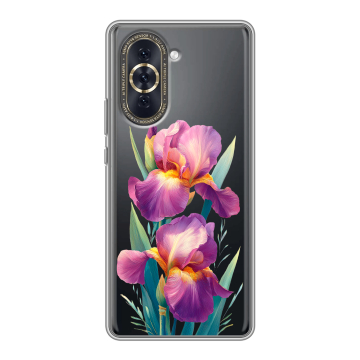 Силиконовый чехол на Huawei Nova 10 с принтом Цветы орхидеи Силиконовый чехол на Huawei Nova 10 с принтом Цветы орхидеи
