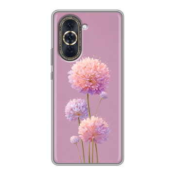 Силиконовый чехол на Huawei Nova 10 с принтом Цветы