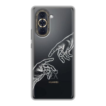 Силиконовый чехол на Huawei Nova 10 с принтом Сотворение мира Силиконовый чехол на Huawei Nova 10 с принтом Сотворение мира