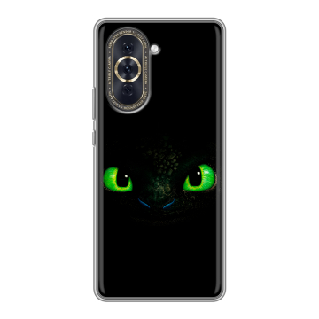 Силиконовый чехол на Huawei Nova 10 с принтом Как приручить дракона