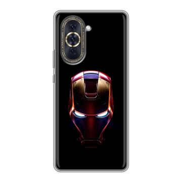 Силиконовый чехол на Huawei Nova 10 с принтом IronMan Железный человек
