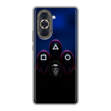 Силиконовый чехол на Huawei Nova 10 с принтом Игра Кальмара